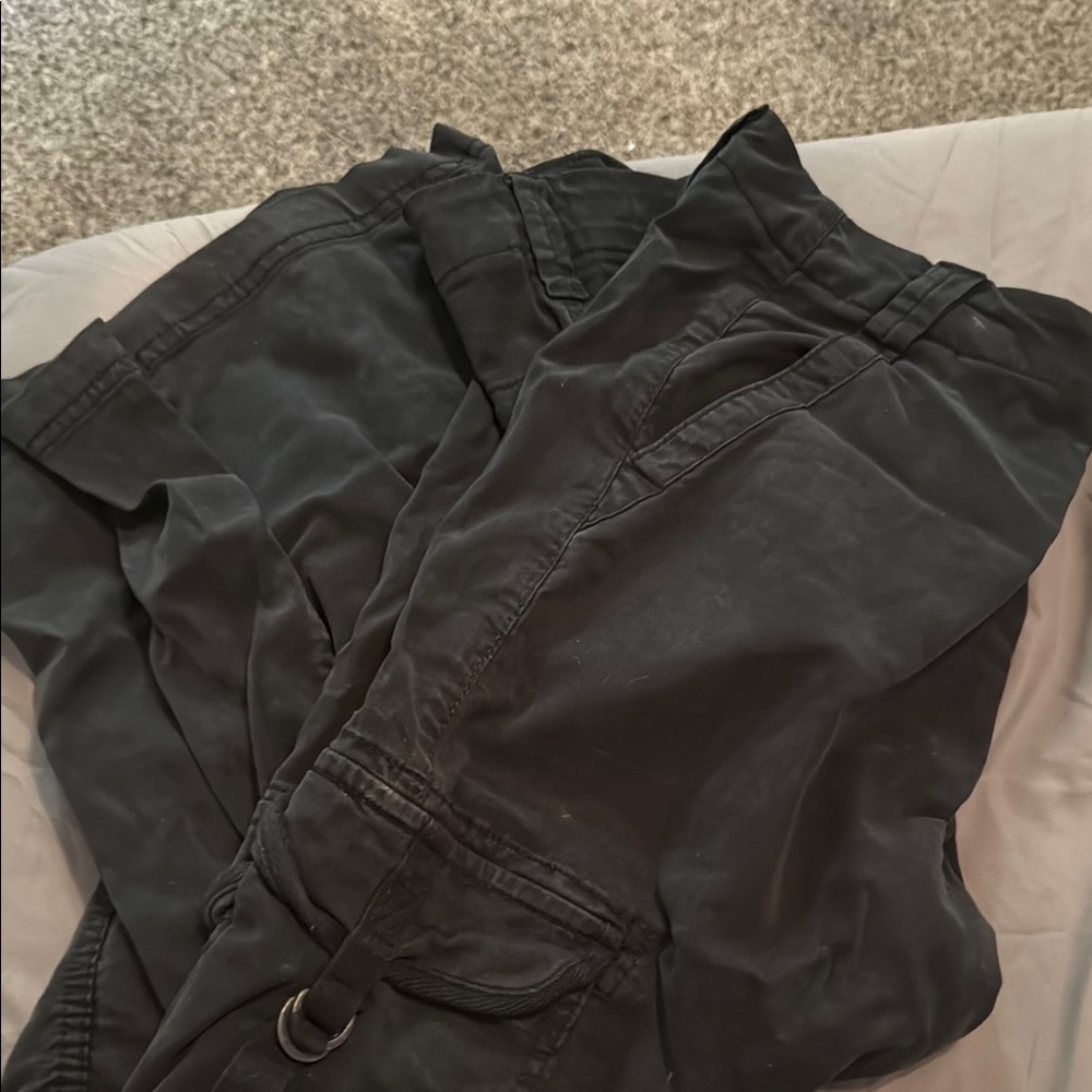 American Eagle Outfitters Black Cargo Pants